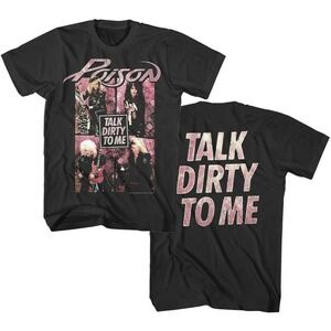 Poison Talk Dirty To Me 2 Sided T Shirt